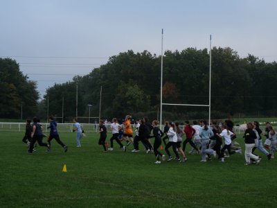 Les 4èmes en course